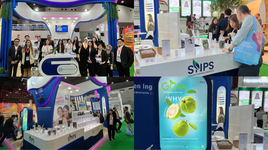 SNPS โชว์นวัตกรรมความงามและสุขภาพ จากสารสกัดจากธรรมชาติ ในงาน Indonesia Cosmetic Ingredients 2025