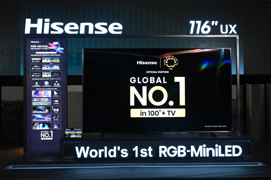 ครั้งแรกในไทย!! Hisense เปิดตัว “Hisense UX Series – RGB-MiniLED TV” รุ่นเรือธง ยกระดับมาตรฐานความบันเทิงภายในบ้านด้วยเทคโนโลยีล้ำสมัย