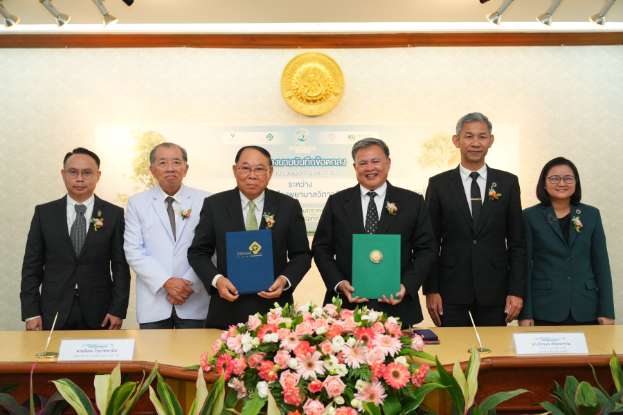 มหาวิทยาลัยเกษตรศาสตร์ จับมือ V Precision Clinic ในเครือโรงพยาบาลวิภาวดี ลงนาม MOU เปิดหลักสูตร “KUVPL Biohacking and Longevity Master Class” ครั้งแรกในประเทศไทย ยกระดับองค์ความรู้สุขภาพเชิงลึก สู่เป้าหมายผู้นำ Longevity แห่งเอเชีย