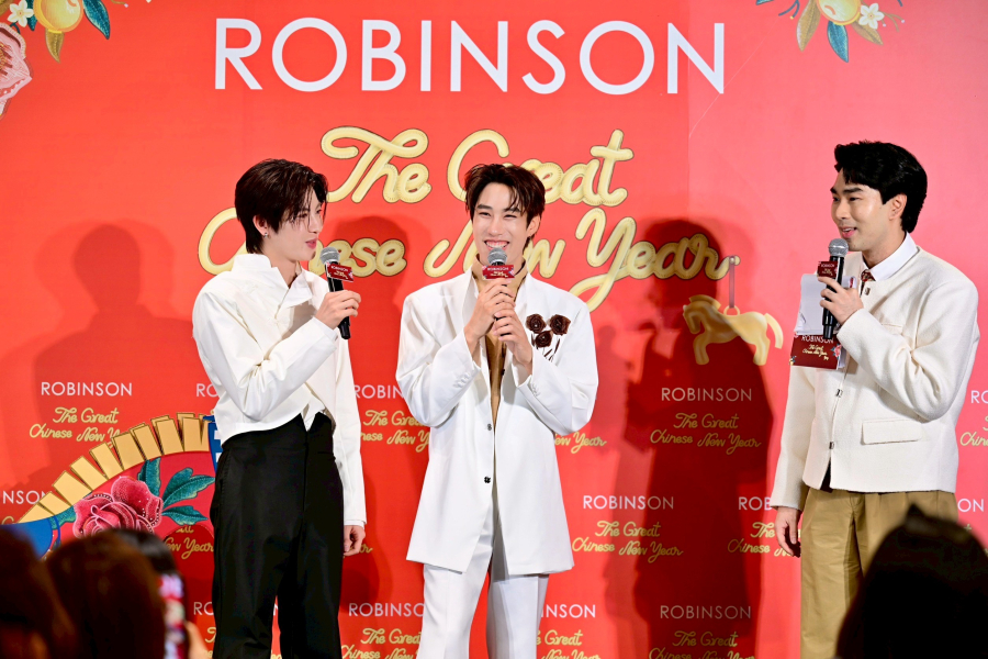 เฮง เฮง ตลอดปี! ห้างโรบินสัน ชวนรับพลังเฮงครบเครื่องต้อนรับตรุษจีนปีม้า ในแคมเปญ “ROBINSON THE GREAT CHINESE NEW YEAR” แท็กทีม 2 หนุ่มฮอต “เติ้ล – เฟิร์สวัน” เสิร์ฟไอเทมมงคล กิจกรรมเสริมเฮง และโปรโมชันสุดปัง ‘ช้อป โรบินสัน ดี มีคืนเพิ่ม’ พร้อมลุ้นรางวัลกว่า 10 ล้านบาท! ทั่วไทย