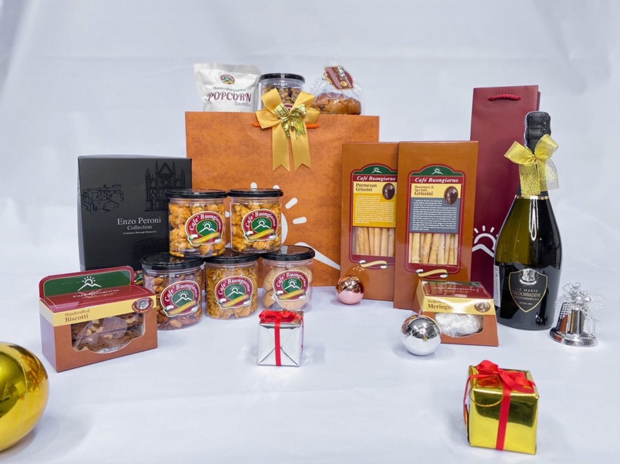 คาเฟ่ บ่วนจอร์โน่ (Café Buongiorno) ส่งมอบความสุขด้วย Café Buongiorno Xmas & New Year Hampers 2022 กระเช้าของขวัญปีใหม่สุดหรู