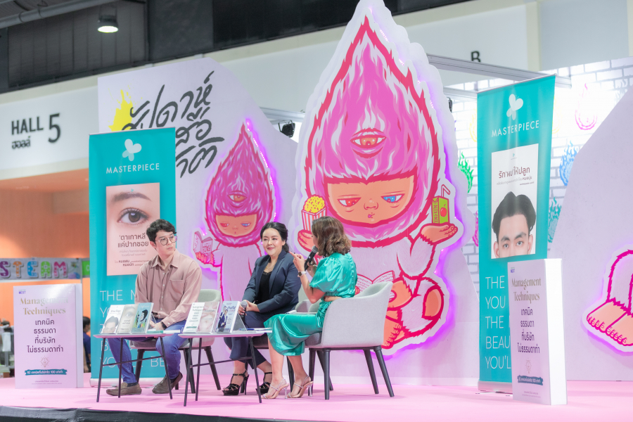 มาสเตอร์พีชเปิดตัวหนังสือคุณหมอเขียน ในงานสัปดาห์หนังสือแห่งชาติ ครั้งที่ 51 พร้อมขับเคลื่อนประเทศไทยสู่สังคมอุดมปัญญา สร้างความยั่งยืนในทุกมิติจากการอ่าน
