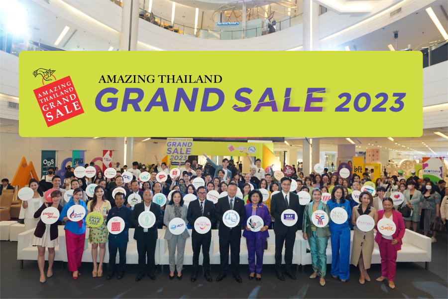 ททท. ชวนนักชอปล่าดีลเด็ด 6 จังหวัดท่องเที่ยว พร้อมร่วมแคมเปญ 3 Get รับสิทธิประโยชน์อย่างจุใจ ในโครงการ Amazing Thailand Grand Sale 2023