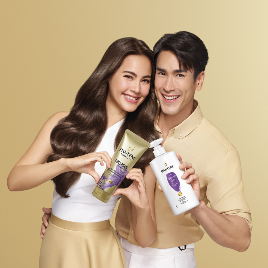แพนทีน จัดงานแต่งคู่แท้ “แชมพูกับครีมนวดผม” สุดโรแมนติก ชวนญาญ่า-ณเดชน์ เป็นเพื่อนบ่าวสาว พร้อมแชร์เคล็ดลับใช้คู่กันสู่ผมสวยเด้ง!