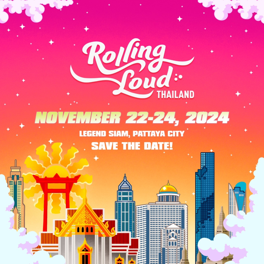 จัดแน่ 2024 เดือดกว่า! “Rolling Loud Thailand 2024” พบกัน 22 – 24 พ.ย. ที่ Legend Siam พัทยา