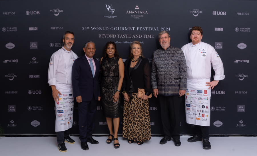 กาล่าดินเนอร์การกุศล เปิดงานเทศกาลอาหารและไวน์ระดับโลกครั้งที่ 24 อย่างเป็นทางการ   ที่โรงแรมอนันตรา สยาม กรุงเทพฯ 