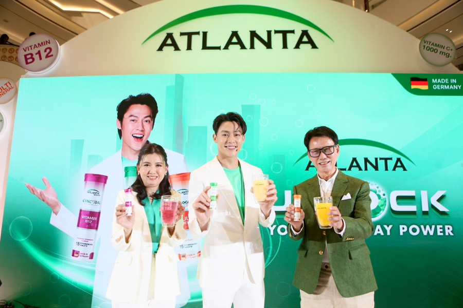 แอตแลนต้า เมดดิคแคร์ ปลดล็อกพลังความสดชื่น เปิดตัว “หมาก ปริญ”  นั่งแท่นพรีเซนเตอร์ พร้อมเสิร์ฟผลิตภัณฑ์ใหม่ วิตามินเม็ดฟู่ 3 สูตร
