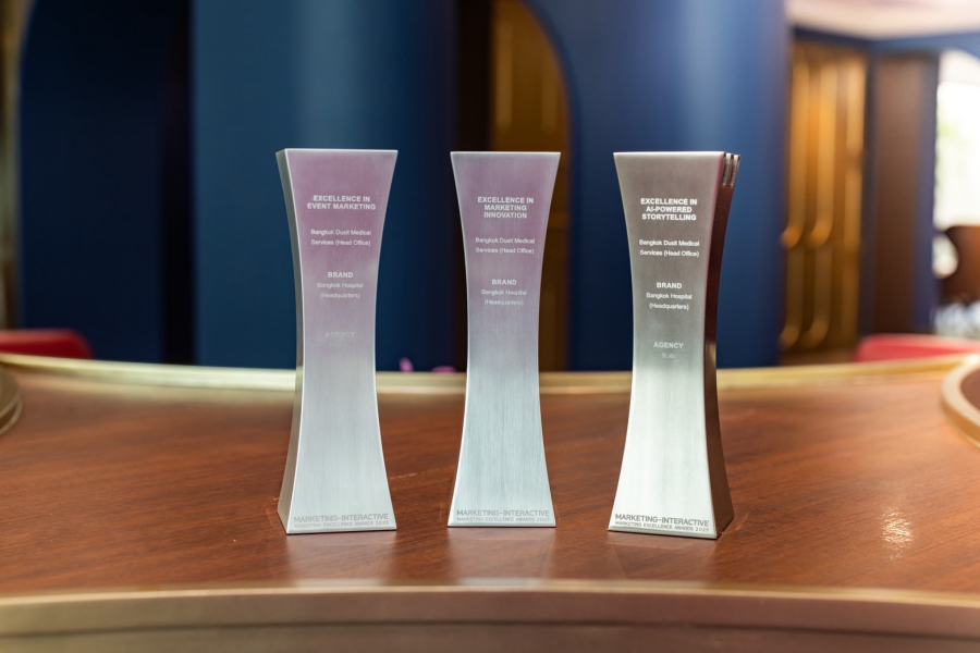 รพ.กรุงเทพคว้า 3 รางวัลการตลาดยอดเยี่ยม จาก MARKETING EXCELLENCE AWARDS 2025