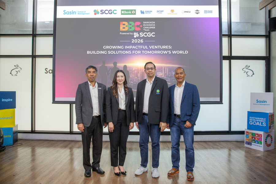 ‘ศศินทร์’ จับมือ ‘SCGC’ เดินหน้าจัดแข่งขัน Bangkok Business Challenge 2026 พร้อมปั้นสตาร์ตอัปสู่เวทีโลก ขับเคลื่อน Ecosystem รับยุค AI